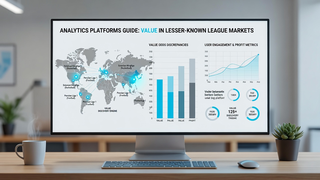 Detailed analytics interface displaying league tables, player heatmaps, and value bet indicators for secondary competitions