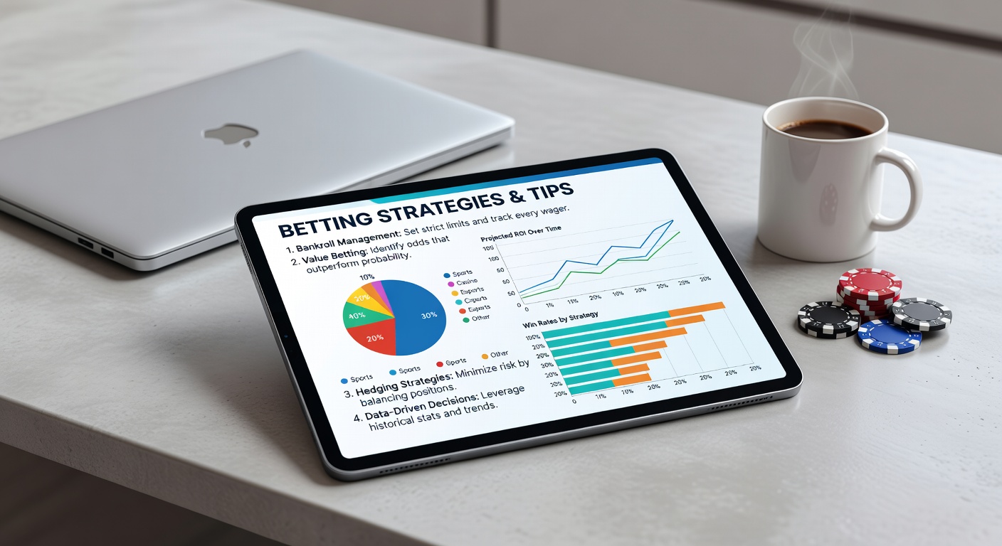 A digital dashboard displaying betting odds and charts, highlighting analytical tools for wager decisions