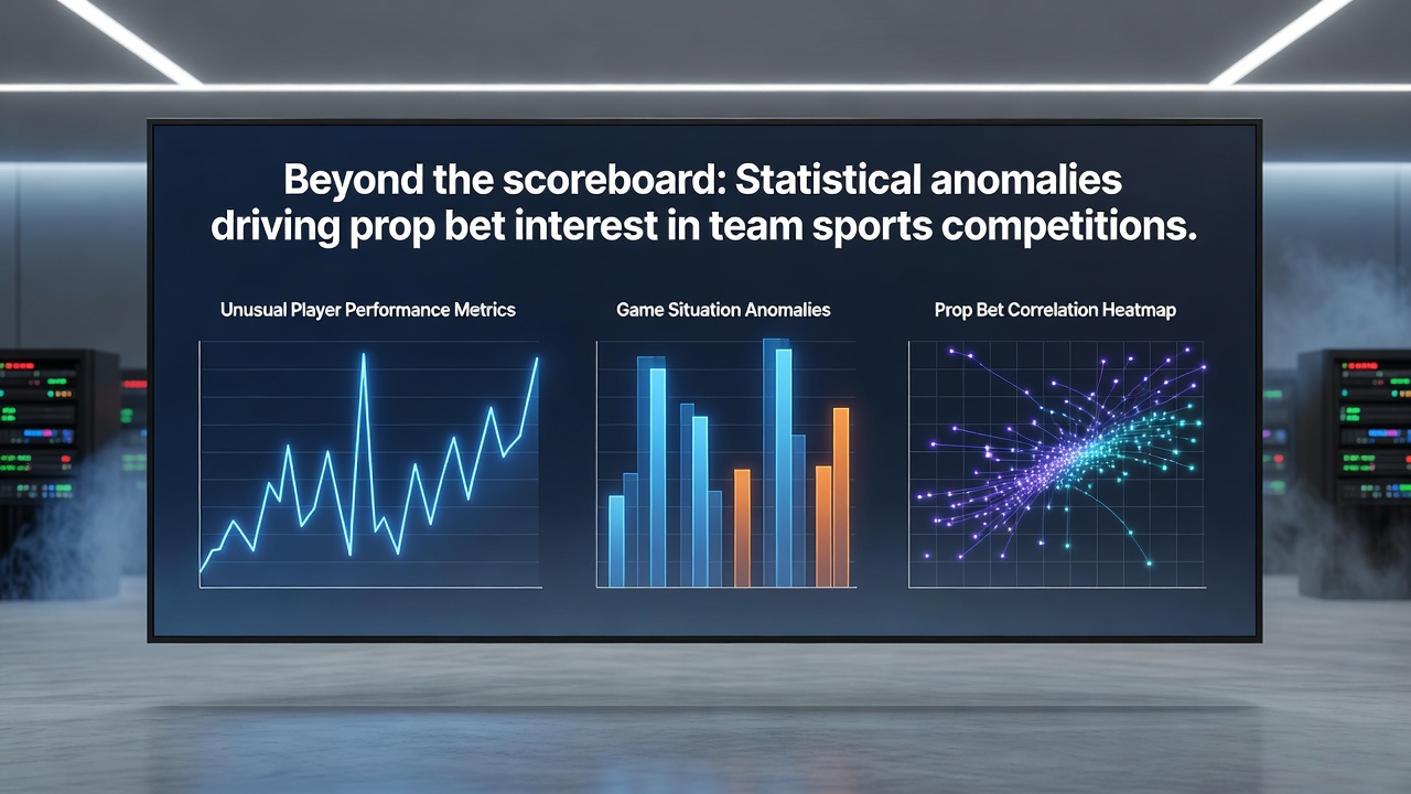 Close-up view of a tablet displaying live sports statistics and prop bet options during a team competition event