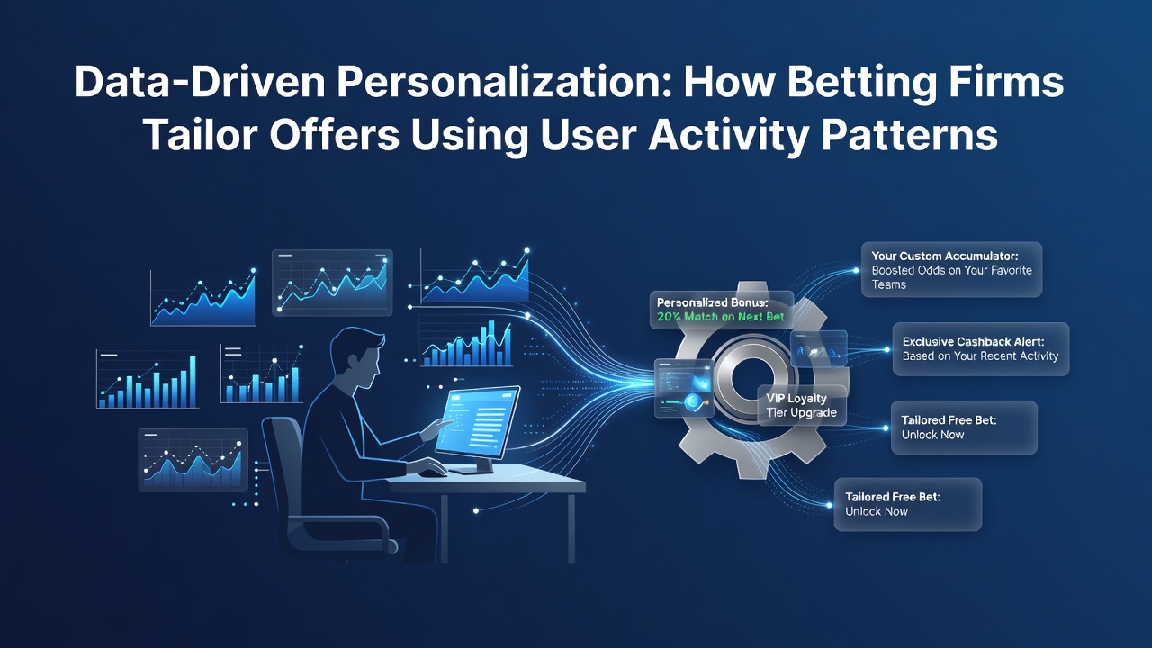 Data analytics dashboard showing user activity patterns in betting platforms
