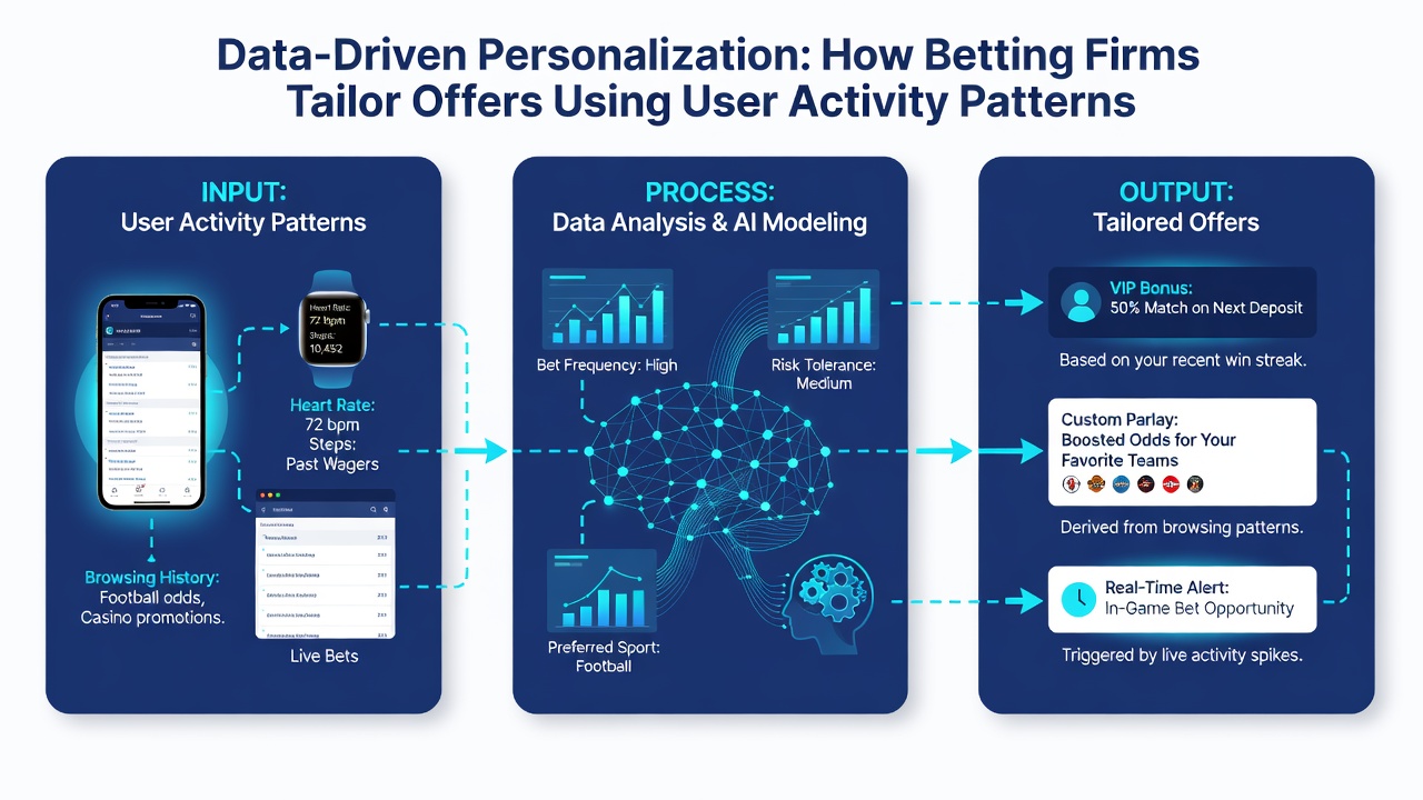 Machine learning interface used by betting companies to generate personalized user offers