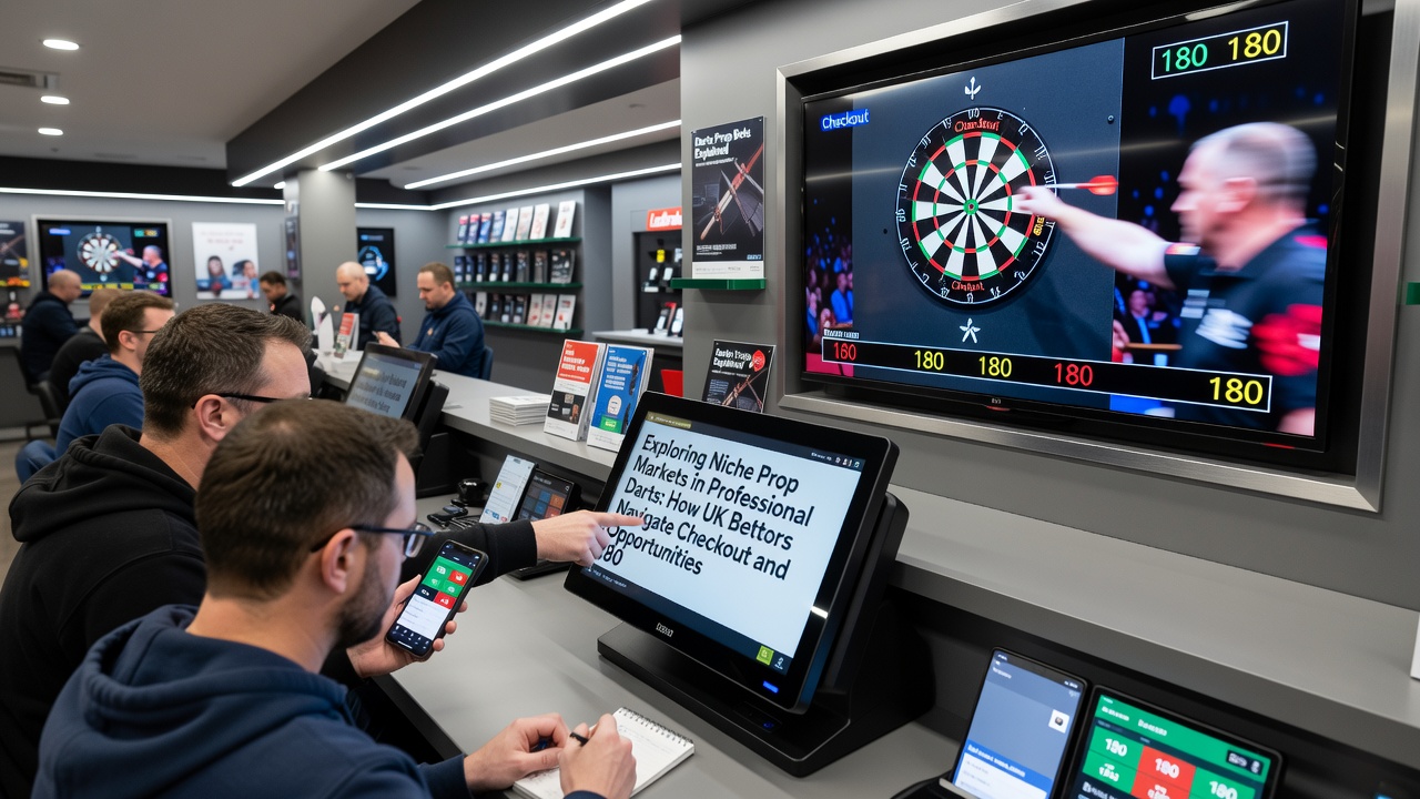 Close-up view of dartboard showing multiple 180 scores recorded during a professional match